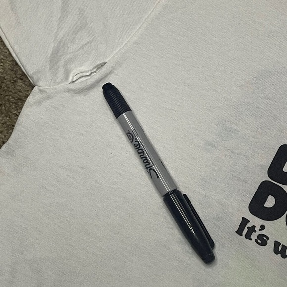 Vintage 90’s Making Strides Against Cancer T Shirt XL Single Stitch Dunkin Donut - Picture 6 of 6